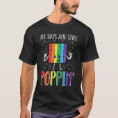 100 Days And Still Poppin 100th Day Of School Boys T-shirt (Voorkant)