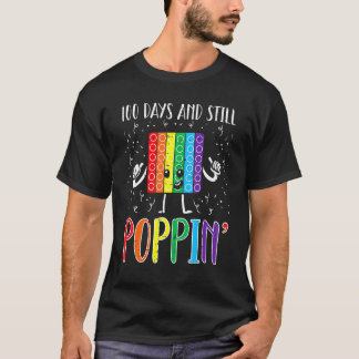 100 Days And Still Poppin 100th Day Of School Boys T-shirt