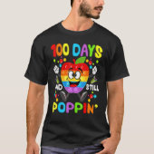 100 Days And Still Poppin 100th Day Of School Boys T-shirt (Voorkant)
