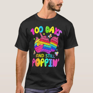 100 Days And Still Poppin' Happy 100th Day Of Scho T-shirt