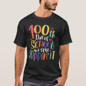 100 Days And Still Poppin It 100th Day Of School T-shirt (Voorkant)