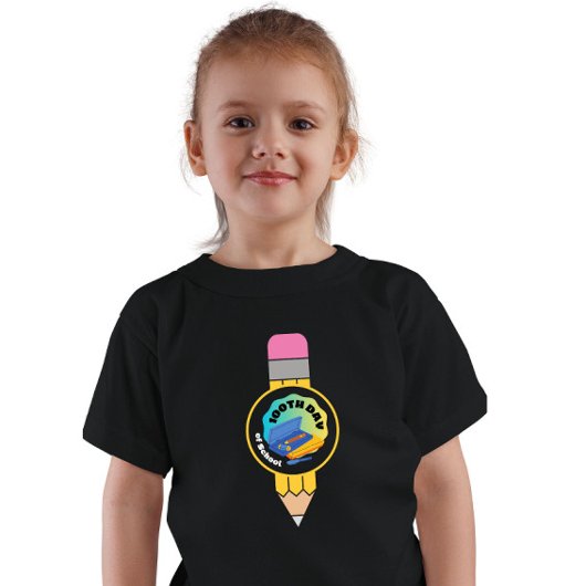 100 Days Brighter: 100 Days of School voor meisjes T-shirt
