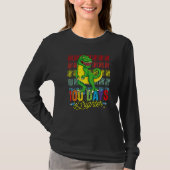 100 Days Brighter Dinosaur For Teachers And Kids S T-shirt (Voorkant)