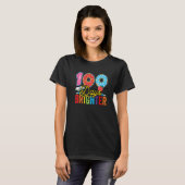 100 Days Brighter Donuts For Teachers And Kids Stu T-shirt (Voorkant volledig)