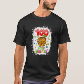 100 Days Brighter Shirt for Teachers Kids Leopard  (Voorkant)
