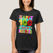 100 Days Brighter Teachers Kids Child Happy 100th  T-shirt (Voorkant)