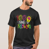 100 Days Brighter Teachers & Students 100th Day Of T-shirt (Voorkant)