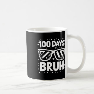 100 Days Bruh Zonnebril 100th Day of School Boys G Koffiemok