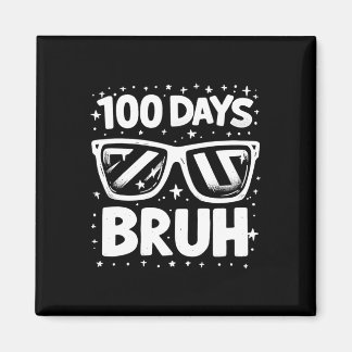 100 Days Bruh Zonnebril 100th Day of School Boys G Magneet