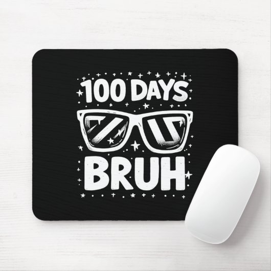 100 Days Bruh Zonnebril 100th Day of School Boys G Muismat (Met muis)