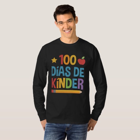100 days children  Spanish T-shirt (Voorkant volledig)