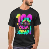 100 Days Cray Cray Buffalo Plaid 100th Day Of Scho T-shirt (Voorkant)
