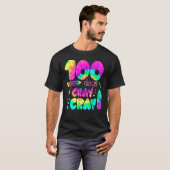 100 Days Cray Cray Buffalo Plaid 100th Day Of Scho T-shirt (Voorkant volledig)