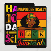 100 Days Learning Black History 2026 Poster  Feestdagenkaart (Voorkant / Achterkant)