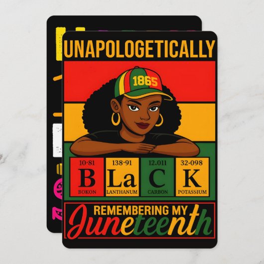 100 Days Learning Black History 2026 Poster  Feestdagenkaart (Voorkant / Achterkant)