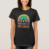 100 Days Of 2nd Grade 100th Day Of School Teacher  T-shirt (Voorkant)