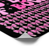 100 Days of Bows Coquette 100ste dag van de school Poster (Hoek)