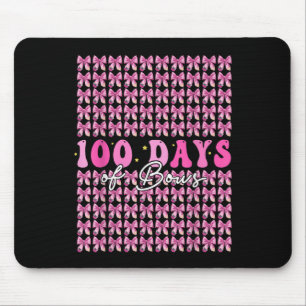 100 Days of Bows Coquette 100ste schooldag Muismat