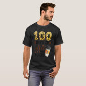 100 Days Of Coffee And Chaos 100th Day Of School F T-shirt (Voorkant volledig)