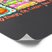 100 Days Of Coffee And Chaos Retro Coquette Teache Poster (Hoek)