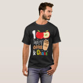 100 Days Of Coffee & Chaos 100th Day School Teache T-shirt (Voorkant volledig)