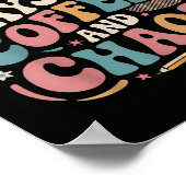 100 Days of Coffee Chaos Shirt 100ste dag van de Poster (Hoek)