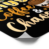 100 Days of Coffee Chaos Shirt 100ste dag van de Poster (Hoek)