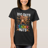 100 Days of Driving My Teacher Nuts Dabbing Squirr T-shirt (Voorkant)
