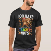 100 Days of Driving My Teacher Nuts Dabbing Squirr T-shirt (Voorkant)