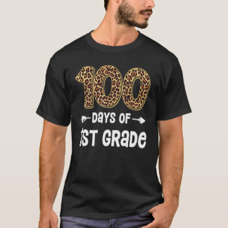 100 Days Of First Grade Teacher Student 100th Day  T-shirt