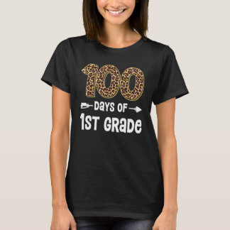 100 Days Of First Grade Teacher Student 100th Day  T-shirt