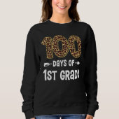 100 Days Of First Grade Teacher Student 100th Day  Trui (Voorkant)