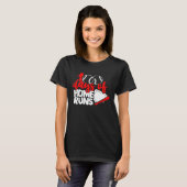 100 days of home runs Baseball  100th day of schoo T-shirt (Voorkant volledig)