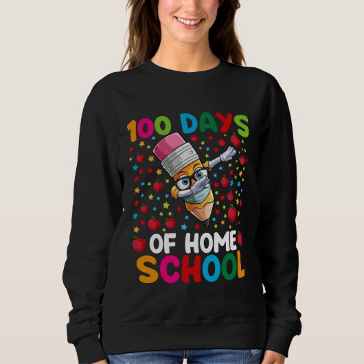 100 Days Of Home School Teacher or Student Boys Gi Trui (Voorkant)