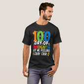 100 Days Of Kindergarten Got Me Feeling Cray Cray  T-shirt (Voorkant volledig)