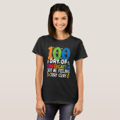 100 Days Of Kindergarten Got Me Feeling Cray Cray  T-shirt (Voorkant volledig)