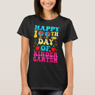 100 Days Of Kindergarten - Happy 100th Day Of Scho T-shirt