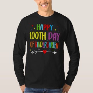 100 Days Of Kindergarten - Happy 100th Day Of Scho T-shirt