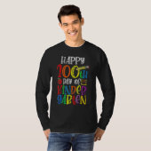 100 Days Of Kindergarten Happy 100th Day Of School T-shirt (Voorkant volledig)