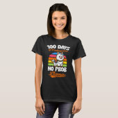100 Days Of Kindergarten No Prob Llama Cute Animal T-shirt (Voorkant volledig)
