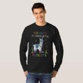 100 Days Of Kindergarten No Probllama Funny Llama  T-shirt (Voorkant volledig)