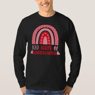 100 Days Of Kindergarten Teacher 100 Day Of School T-shirt