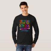 100 Days of Livinu2019 that School Life Back to Sc T-shirt (Voorkant volledig)