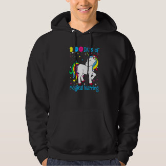 100 Days Of Magical Learning 100th Day Of School U Hoodie