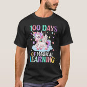 100 Days Of Magical Learning 100th Day Of School U T-shirt (Voorkant)