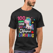 100 Days Of Magical Learning 100th Day Of School U T-shirt (Voorkant)