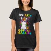 100 Days Of Magical Learning 100th Day Of School U T-shirt (Voorkant)
