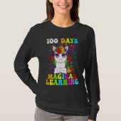 100 Days Of Magical Learning 100th Day Of School U T-shirt (Voorkant)