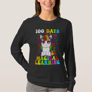100 Days Of Magical Learning 100th Day Of School U T-shirt