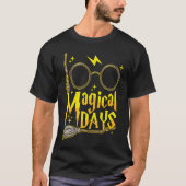 100 Days Of Magical Learning 100th Day T-shirt (Voorkant)